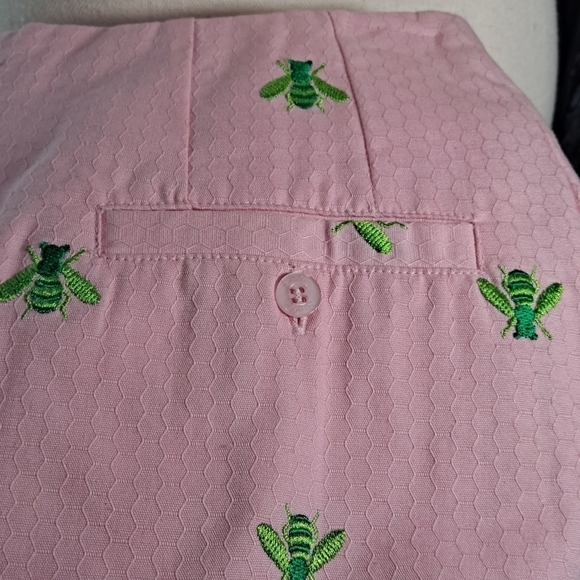Lilly Pulitzer Size 2 Pink Skirt with Green Bee Embroidery - Picture 8 of 9